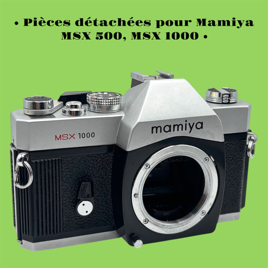 Mamiya MSX 500, MSX 1000 / Pièces détachées